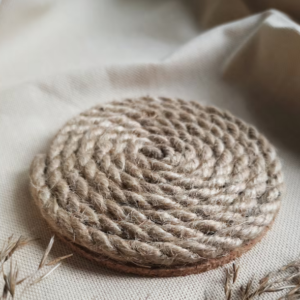 Jute coaster set