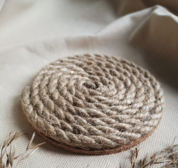 Jute coaster set