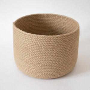 jute beige basket